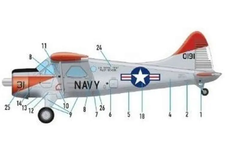 1/144 Scale Model Kit - Fighter aircraft model kits