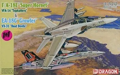 1/144 Scale Model Kit - Electronic-warfare aircraft / Super Hornet & Boeing EA-18G Growler