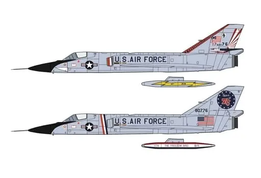 1/72 Scale Model Kit - Fighter aircraft model kits / Convair F-106 Delta Dart