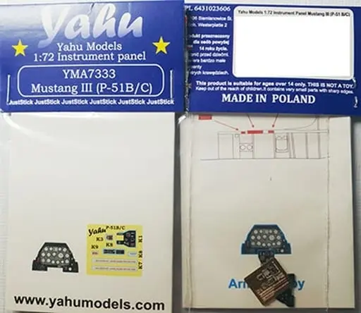 1/72 Scale Model Kit - Grade Up Parts / North American P-51 Mustang