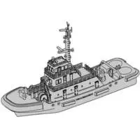 1/700 Scale Model Kit - Tugboat model kits