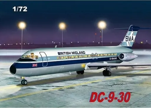 1/72 Scale Model Kit - Airliner / McDonnell Douglas DC-9-30