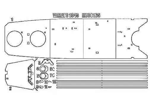 1/700 Scale Model Kit - Warship plastic model kit / Japanese Battleship Yamato