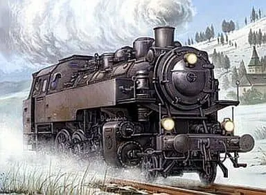 1/35 Scale Model Kit - Steam locomotive