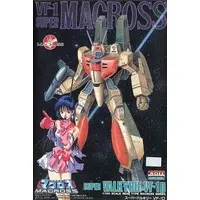 1/100 Scale Model Kit - Super Dimension Fortress Macross / Lynn Minmay & Hayase Misa & Ichijo Hikaru & VF-1D Valkyrie