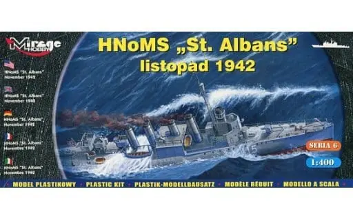 1/400 Scale Model Kit - Warship plastic model kit
