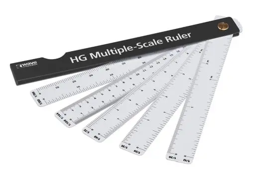 Plastic Model Supplies - HG Multiple-Scale Ruler