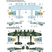 1/144 Scale Model Kit - Fighter aircraft model kits / Heinkel He 111 & Heinkel