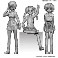 1/35 Scale Model Kit - GIRLS-und-PANZER / Kadoya Anzu & Koyama Yuzu & Kawashima Momo