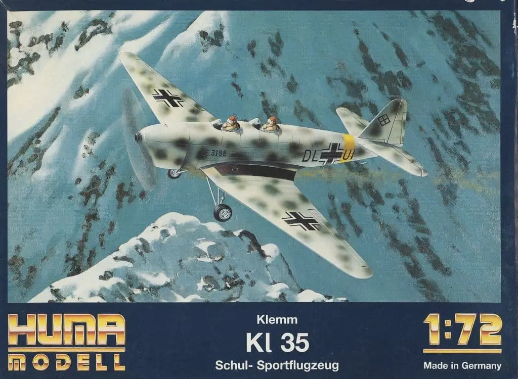 1/72 Scale Model Kit - Aircraft / Klemm Kl 35