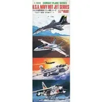 1/100 Scale Model Kit - Jet aircraft series / F-14 & LTV A-7 Corsair II & Northrop Grumman EA-6B Prowler