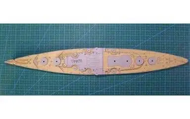 1/700 Scale Model Kit - Warship plastic model kit / German battleship Tirpitz