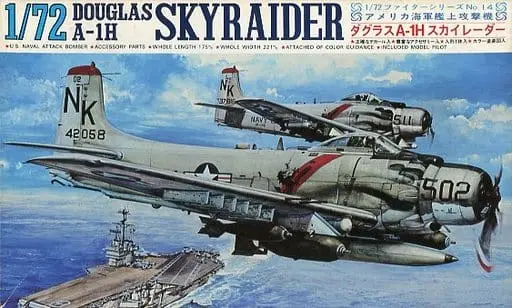 1/72 Scale Model Kit - Fighter aircraft model kits / Douglas A-1 Skyraider