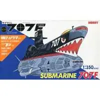 1/350 Scale Model Kit - Submarine 707