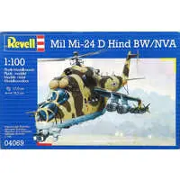 1/100 Scale Model Kit - Attack helicopter / Mil Mi-24