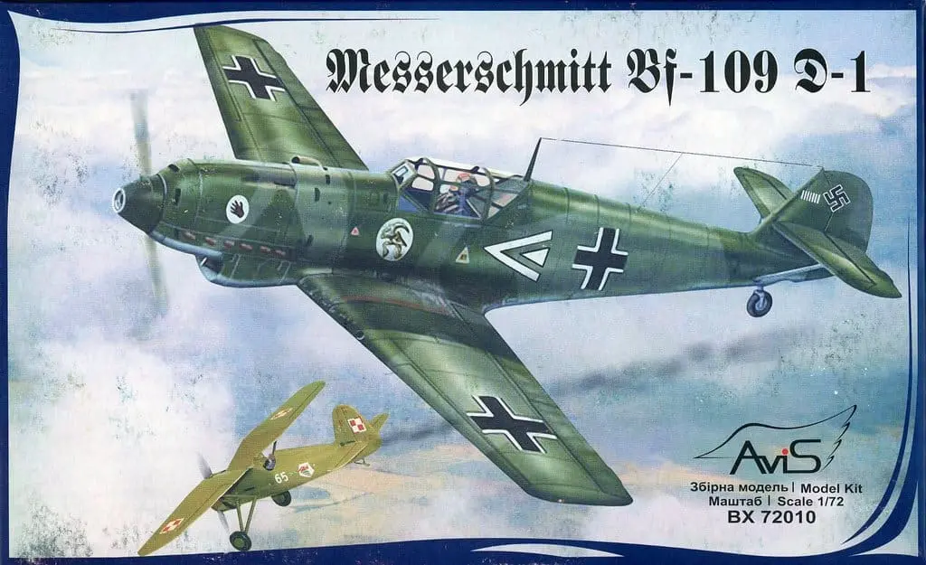 1/72 Scale Model Kit - Fighter aircraft model kits / Messerschmitt Bf 109