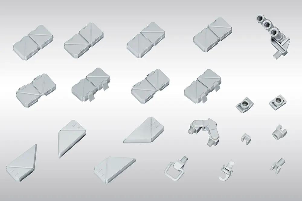 Plastic Model Parts - HEXA GEAR / Mecha Supply 09 X Armor C