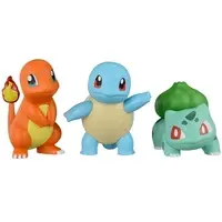 Pokemon PLAMO - Pokémon Model Kit Quick!! - Pokémon / Charmander & Bulbasaur & Squirtle