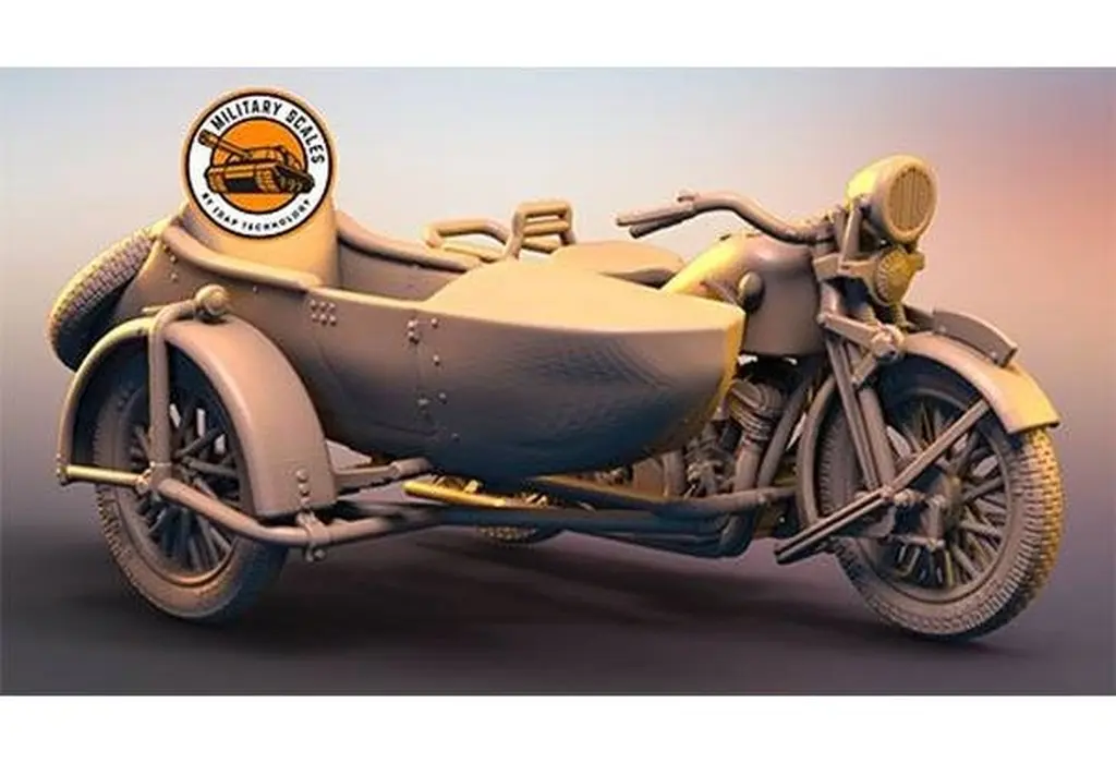 1/72 Scale Model Kit - Motorcycle