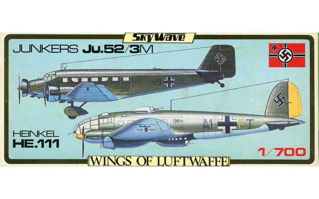 1/700 Scale Model Kit - Fighter aircraft model kits / Heinkel & Junkers