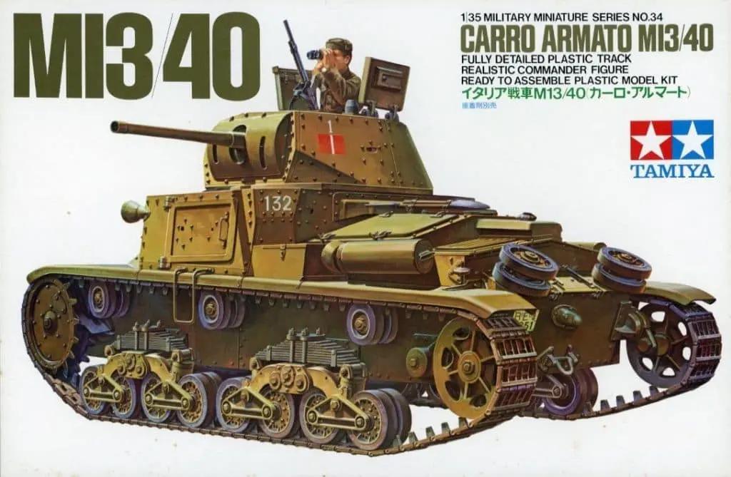 1/35 SCALE CARRO ARMATO M13/40 Model Kit