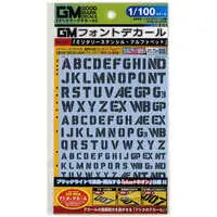 1/100 Scale Model Kit - GM Decals