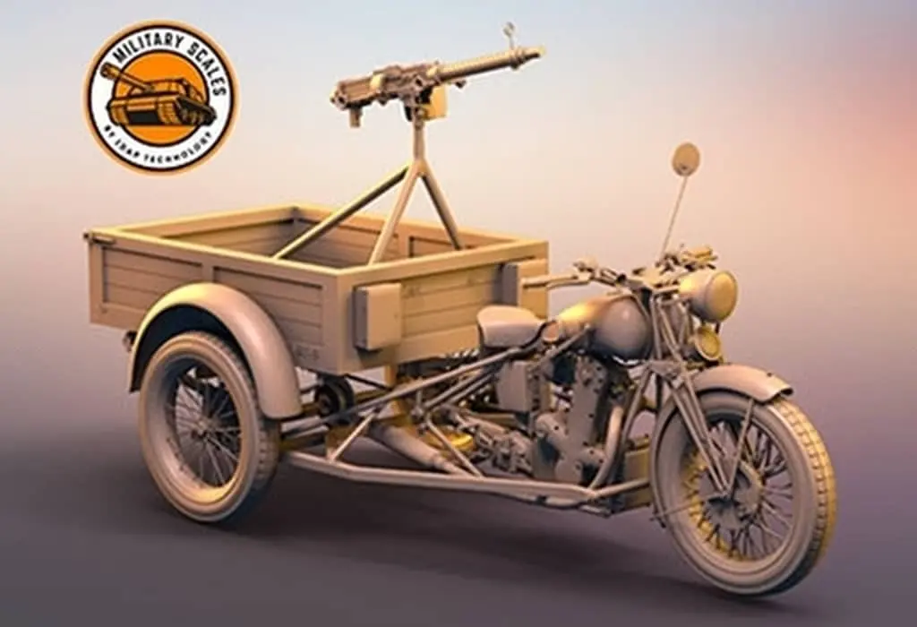 1/48 Scale Model Kit - Motorcycle