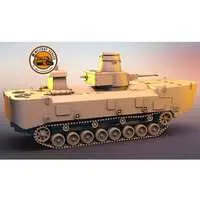 1/72 Scale Model Kit - Tank