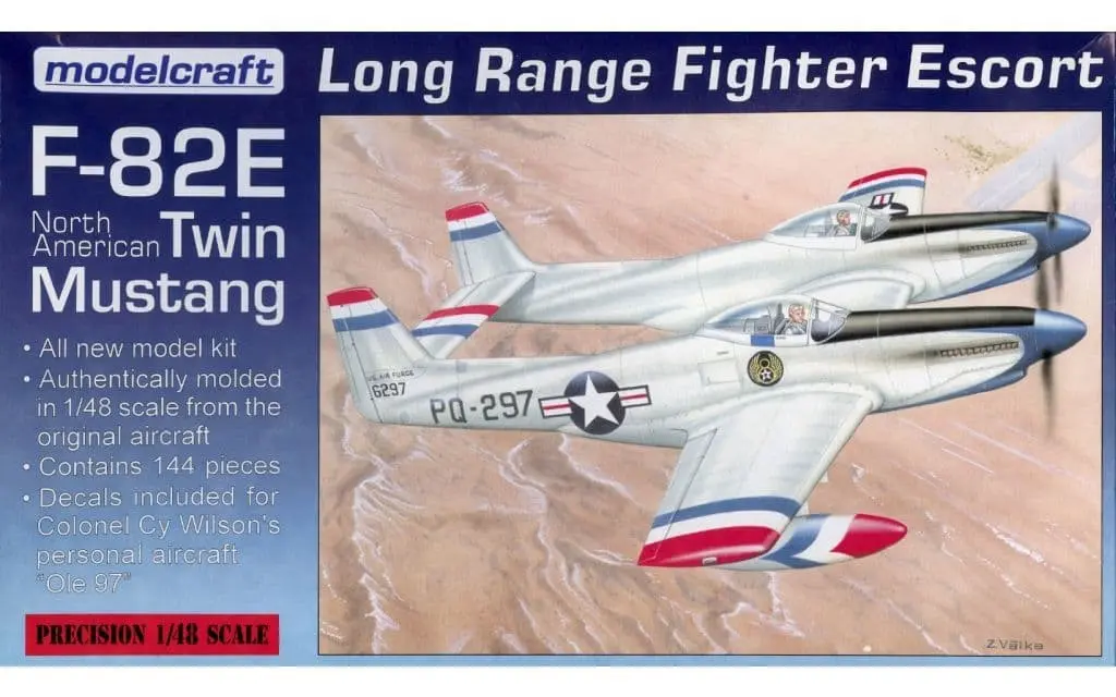 1/48 Scale Model Kit - Fighter aircraft model kits / North American F-82 Twin Mustang