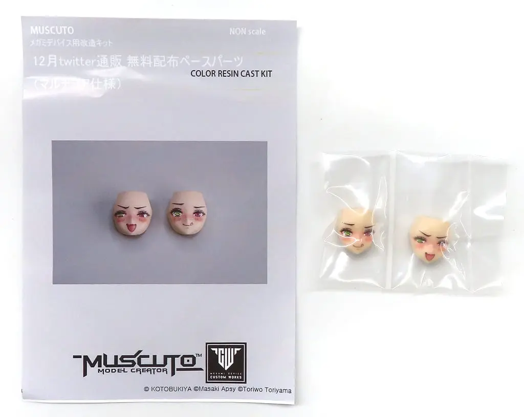 Plastic Model Parts - Resin cast kit - MEGAMI DEVICE