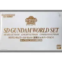 Gundam Models - SD GUNDAM WORLD / Knight Gundam (BB Senshi No.43) & Musha Gundam & Command Gundam