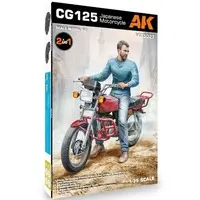 1/35 Scale Model Kit - Motorcycle