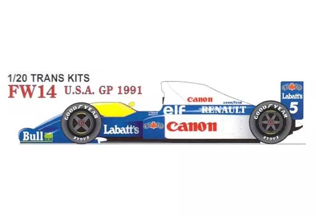 1/20 Scale Model Kit - Formula car / Williams FW14