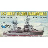 1/400 Scale Model Kit - Warship plastic model kit