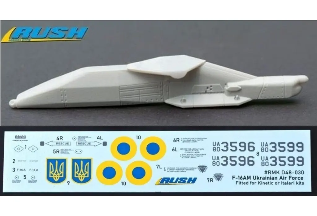 1/144 Scale Model Kit - Grade Up Parts / F-16 Fighting Falcon