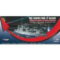 1/400 Scale Model Kit (1/400 英駆逐艦キャンベルタウン・1942年サン・ナゼール襲撃 [MR400608])