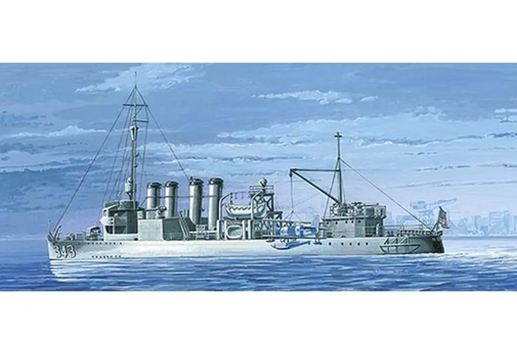 1/400 Scale Model Kit - Warship plastic model kit