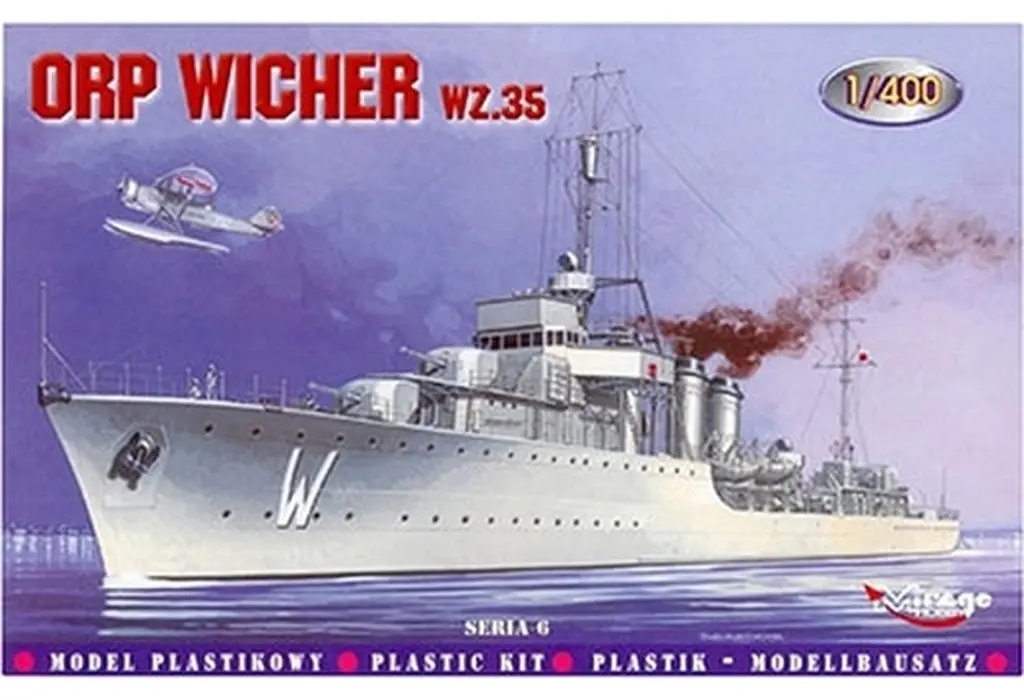1/400 Scale Model Kit - Warship plastic model kit