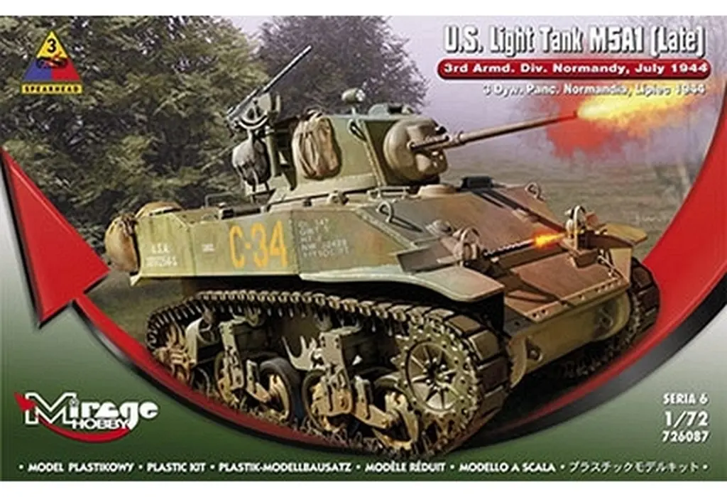 1/72 Scale Model Kit - Tank
