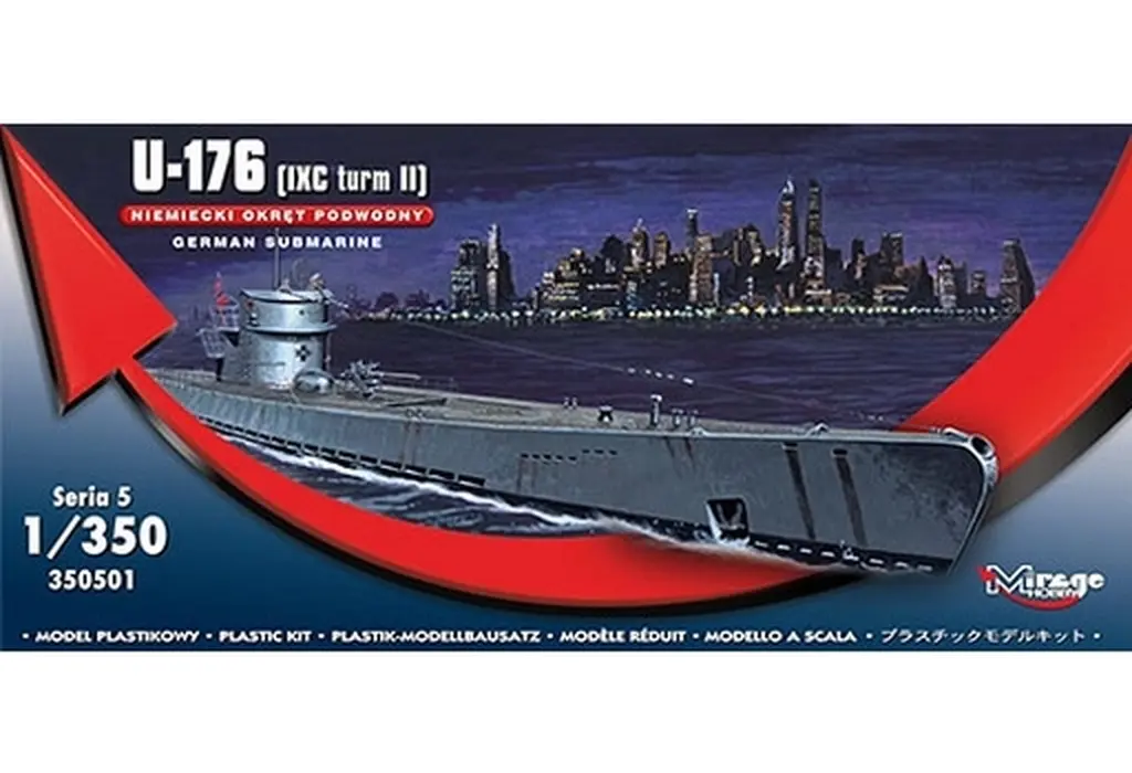 1/350 Scale Model Kit - Submarine