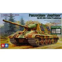 1/35 SCALE GERMAN HEAVY TANK DESTROYER JAGDTIGER EARLY PRODUCTION (w/ABERR PHOTO-ETCHED PARTS) Model Kit