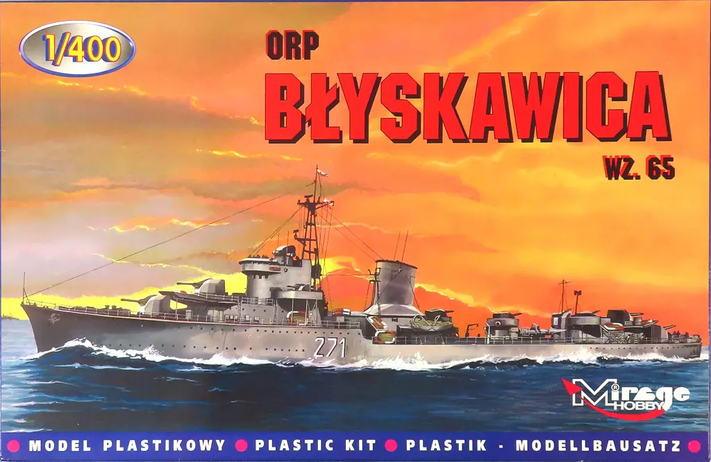 1/400 Scale Model Kit - Warship plastic model kit
