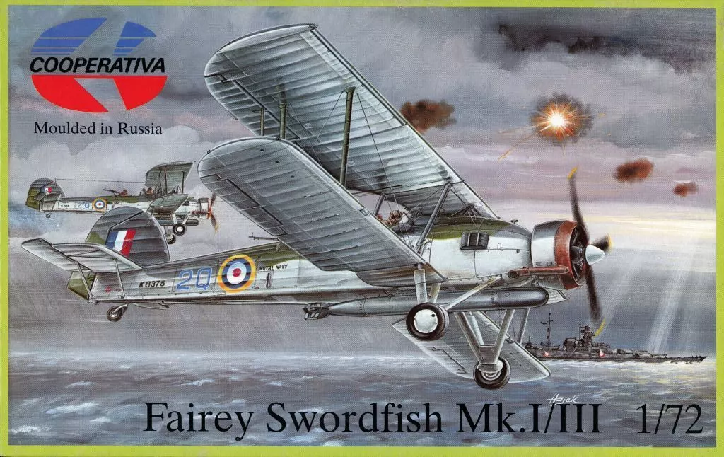 1/72 Scale Model Kit - Torpedo bomber / Fairey Swordfish