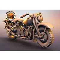 1/35 Scale Model Kit - Motorcycle