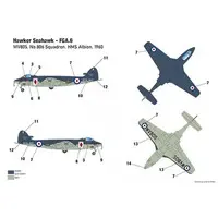 1/144 Scale Model Kit - Fighter aircraft model kits