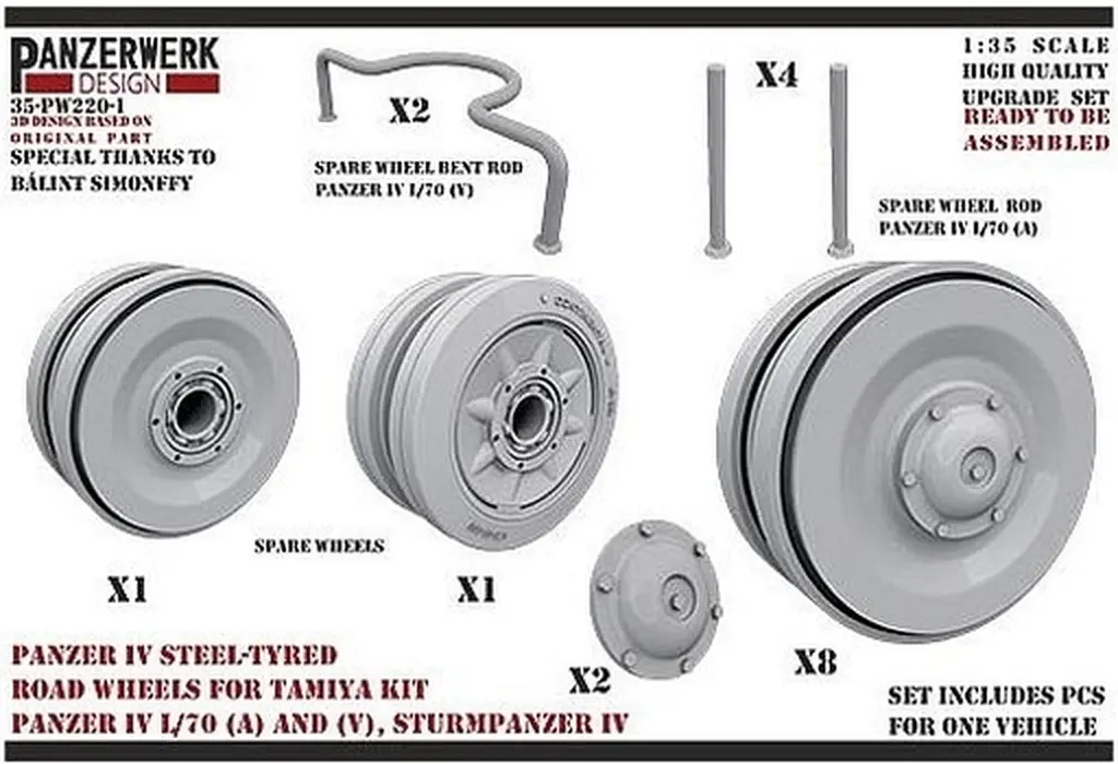 1/35 Scale Model Kit - Detail-Up Parts