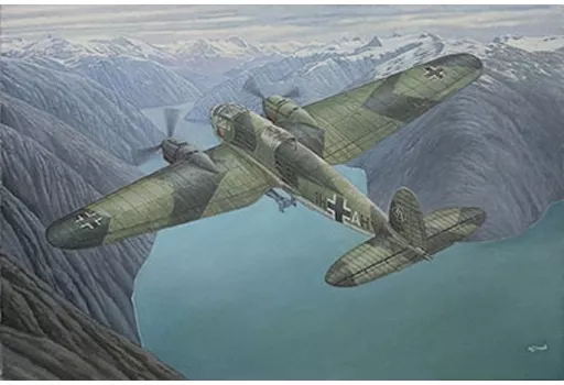 1/144 Scale Model Kit - Fighter aircraft model kits / Heinkel He 111 & Heinkel