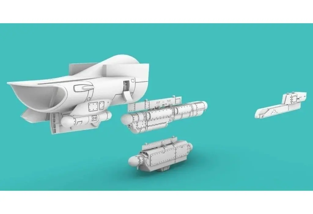 1/144 Scale Model Kit - Grade Up Parts