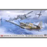 1/72 Scale Model Kit - Fighter aircraft model kits / Heinkel He 111 & Messerschmitt Bf 109 & Supermarine Spitfire
