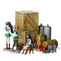 1/24 Scale Model Kit - GIRLS-und-PANZER / Takebe Saori & Isuzu Hana & Reizei Mako